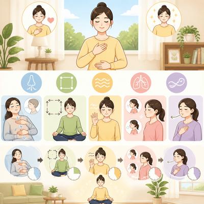 스트레스 해소를 위한 5분 호흡 루틴으로 마음의 평화를 찾으세요